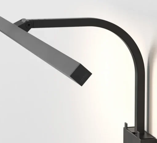 Applique pour tableaux, Mondrian 600 montée sur cadre, noir mat, LED, dim, 2700K, 214 lm, L60cm, H26,5cm - Astro