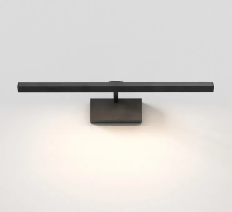 Applique pour tableaux, Mondrian 400, noir mat, LED, 2700K, 127 lm, L40cm, H5,5cm - Astro