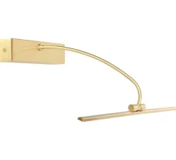 Applique pour tableaux, Paris, Laiton Brossé vernis mat, LED, 3000K, IP44, L53cm, H14cm - Tekni Led