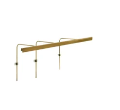 Applique pour tableaux, Wallace 90, laiton, LED, dim, 2700K, 927 lm, L95,3cm, H25,6cm - John Cullen