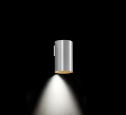 Applique, RAY mini 1.0, aluminium brossé, Ø6,7cm, H11,5cm - Wever&Ducré