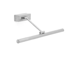 Applique tableau, Magritte, niquel mate, LED, 3000K, 500lm, L45cm, H5cm - FARO