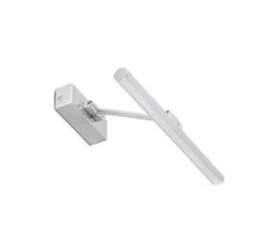 Applique tableau, Magritte, niquel mate, LED, 3000K, 380lm, L30cm, H5cm - FARO