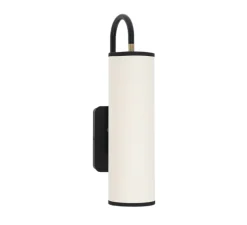 Applique, Tokyo, noir et blanc, H42cm, Ø9cm, P16.5cm - Sarah lavoine