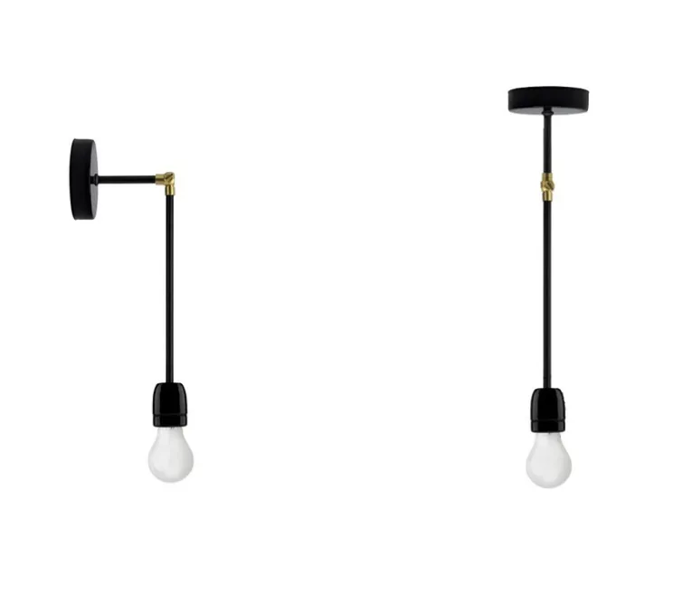 Applique u plafonnier, Light.036, noir, L42cm, H34,9cm - Zangra