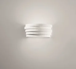 Applique, Vertbois, plâtre, prêt à peindre, Claire 29, blanc, L29cm, H13cm - Nedgis