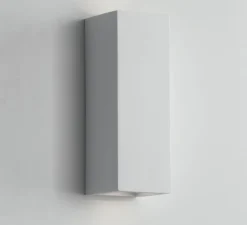 Applique, Vertbois, plâtre, prêt à peindre, Charlotte Simple, blanc, L7,3cm, H21cm - Nedgis