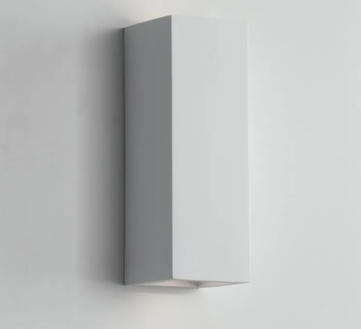 Applique, Vertbois, plâtre, prêt à peindre, Charlotte Simple, blanc, L7,3cm, H21cm - Nedgis