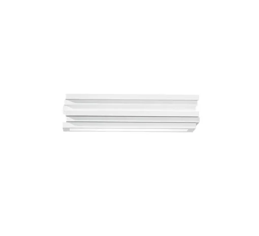 Applique, Vertbois, plâtre, prêt à peindre, Claire 37, blanc, L37cm, H11cm - Nedgis