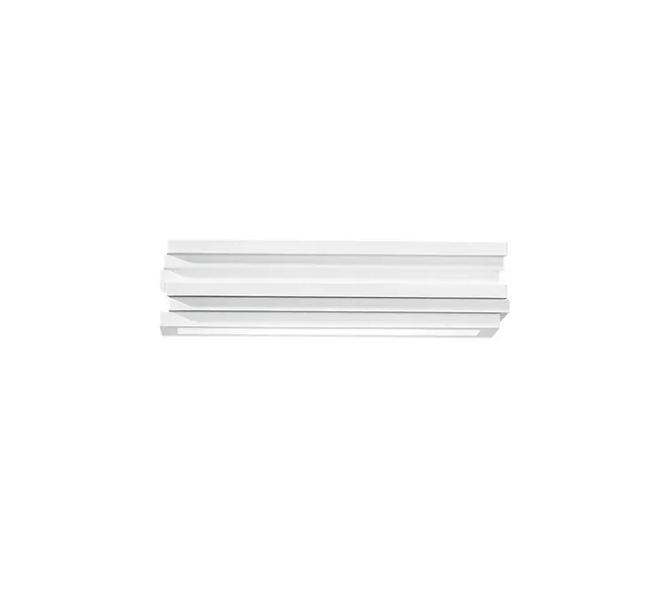 Applique, Vertbois, plâtre, prêt à peindre, Claire 37, blanc, L37cm, H11cm - Nedgis