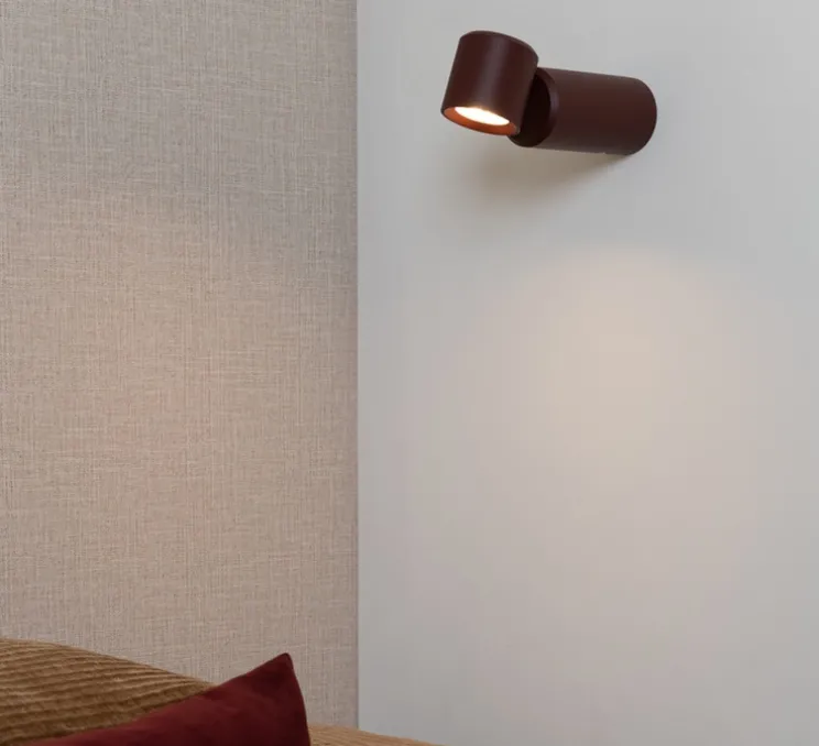 Applique/Lampe à poser, Milan, burgundy, LED, dim, 3000K, Ø6,5cm, H19cm - It's about Romi