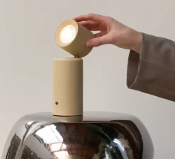 Applique/Lampe à poser, Milan, beige, LED, dim, 3000K, Ø6,5cm, H19cm - It's about Romi