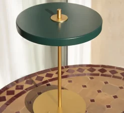 Baladeuse, Asteria Move, vert forêt, LED, 3000K, 5-100lm, Ø20cm, H30,6cm - Umage