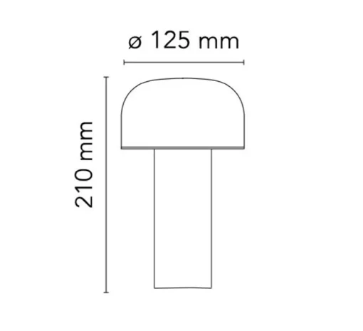 Baladeuse, Bellhop, jaune, LED, 2700K, 109lm, Ø12,5cm, H21cm - Flos