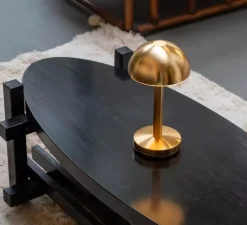 Baladeuse, Bug Gold, or, IP65, LED, dim, 2600K, 52 lm, Ø15cm, H28,7cm - Humble