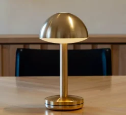 Baladeuse, Bug Gold, or, IP65, LED, dim, 2600K, 52 lm, Ø15cm, H28,7cm - Humble