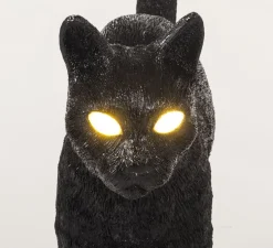 Baladeuse, Chat, Jobby the Cat Lamp, Felix noir, LED, 3300K, lm, L46cm, H42cm - Seletti