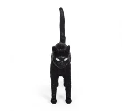 Baladeuse, Chat, Jobby the Cat Lamp, Felix noir, LED, 3300K, lm, L46cm, H42cm - Seletti