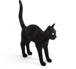 Baladeuse, Chat, Jobby the Cat Lamp, Felix noir, LED, 3300K, lm, L46cm, H42cm - Seletti