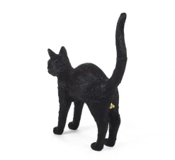 Baladeuse, Chat, Jobby the Cat Lamp, Felix noir, LED, 3300K, lm, L46cm, H42cm - Seletti