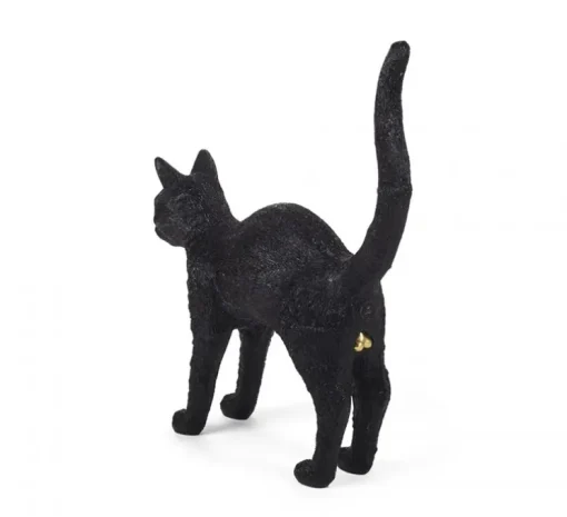 Baladeuse, Chat, Jobby the Cat Lamp, Felix noir, LED, 3300K, lm, L46cm, H42cm - Seletti