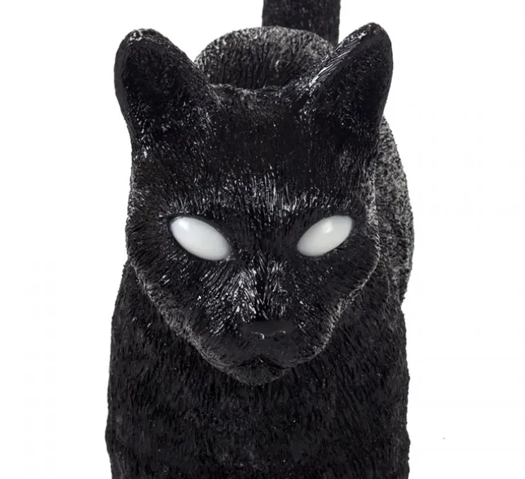 Baladeuse, Chat, Jobby the Cat Lamp, Felix noir, LED, 3300K, lm, L46cm, H42cm - Seletti
