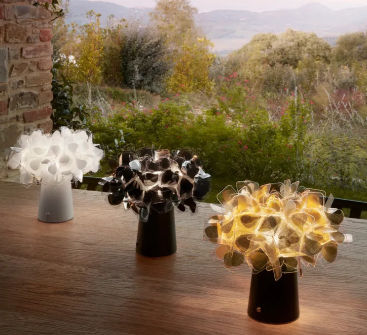 Baladeuse, Clizia, blanc, LED, dim, 2700K, 150 lm, L29cm, H26cm - Slamp