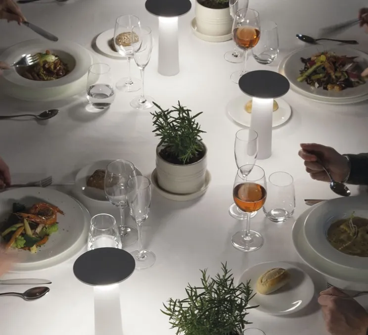 Baladeuse, Cocktail orientable, blanc, LED, dim, 2700k, 154 lm, Ø12,8cm, H21,5cm - LEDs C4