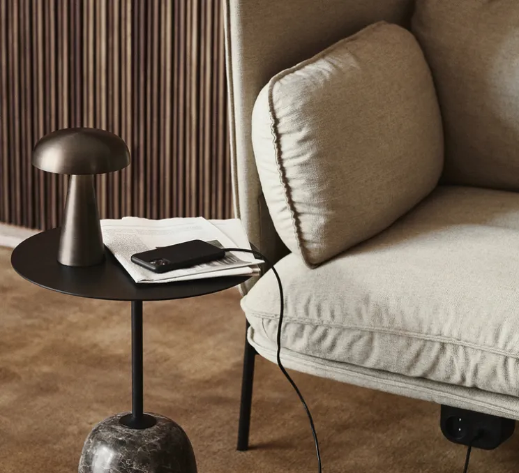 Baladeuse, Como SC53, bronze, IP44 ,LED, 2700K, 100lm, Ø16cm, H21cm - Andtradition