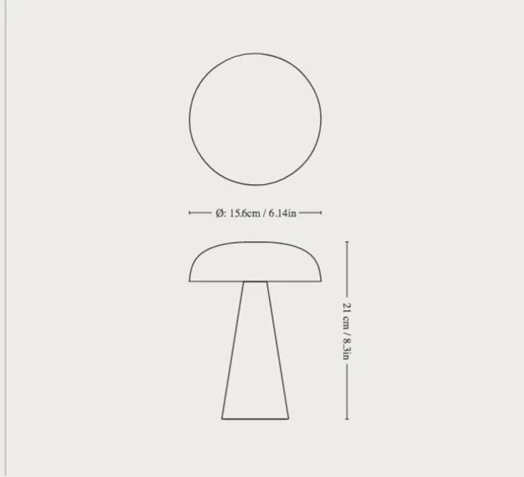 Baladeuse, Como SC53, laiton, IP44, LED, 2700K, 100lm, Ø15,6cm, H21cm - Andtradition