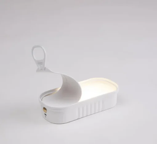 Baladeuse, Daily Glow Sardina, boîte de sardines, blanc, LED, 3000K, 35lm, L18cm, H16,5cm - Seletti