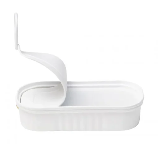 Baladeuse, Daily Glow Sardina, boîte de sardines, blanc, LED, 3000K, 35lm, L18cm, H16,5cm - Seletti