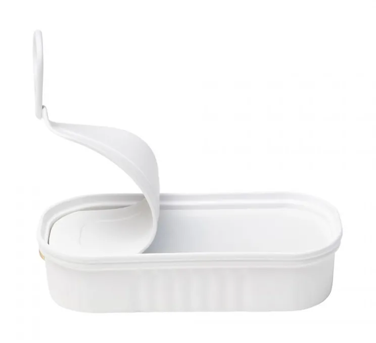 Baladeuse, Daily Glow Sardina, boîte de sardines, blanc, LED, 3000K, 35lm, L18cm, H16,5cm - Seletti