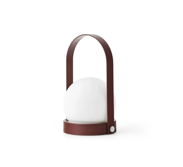 Baladeuse, d'extérieur, Carrie, rouge, IP44, LED, dim, 2700K, 250 lm, Ø13,5cm, H24,5cm - Audo Copenhagen