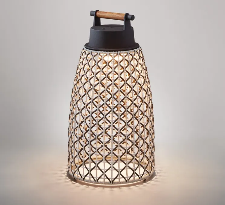 Baladeuse, d'extérieur, Nans M/49/R, Brun graphite - Teinte marron, IP65, LED, 2700K, 163 lm, Ø25.8cm, H48.4cm - Bover