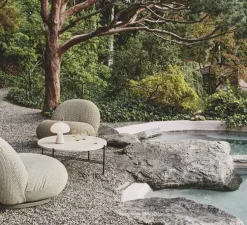 Baladeuse, d'extérieur, Obello, blanc, 1000 lm, Ø22cm, H24cm - Gubi