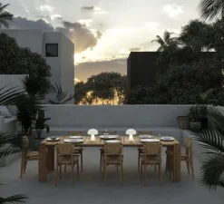 Baladeuse, d'extérieur, Obello, blanc, 1000 lm, Ø22cm, H24cm - Gubi