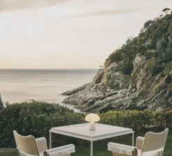 Baladeuse, d'extérieur, Obello, blanc, 1000 lm, Ø22cm, H24cm - Gubi