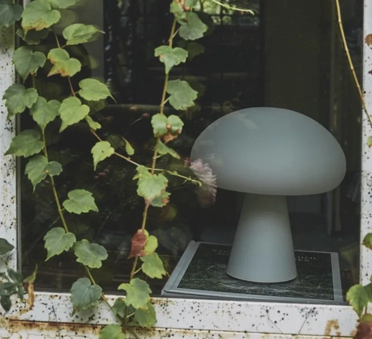 Baladeuse, d'extérieur, Obello, blanc, 1000 lm, Ø22cm, H24cm - Gubi