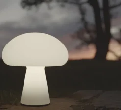 Baladeuse, d'extérieur, Obello, blanc, 1000 lm, Ø22cm, H24cm - Gubi