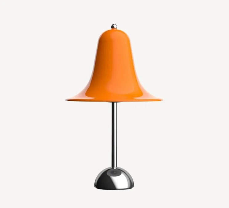 Baladeuse d'extérieur, Pantop 23, USB-C, orange vif, IP44, Ø18cm, H30cm - Verpan