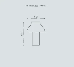 Baladeuse, d'extérieur, PC, portable, noir, IP44, LED, dim, 2800k, 220 lm, Ø14cm, H22cm - Hay
