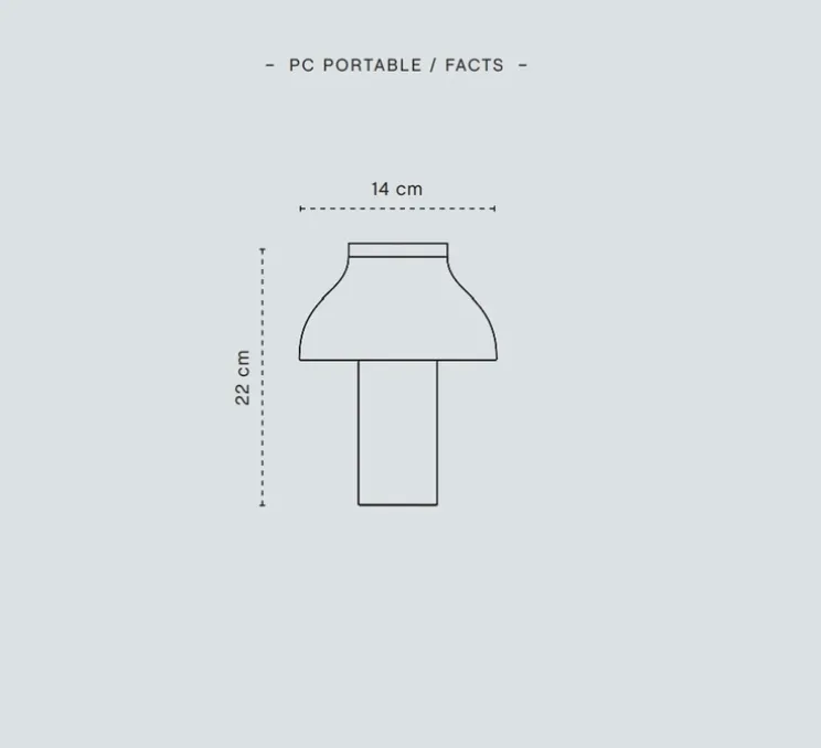 Baladeuse, d'extérieur, PC, portable, noir, IP44, LED, dim, 2800k, 220 lm, Ø14cm, H22cm - Hay