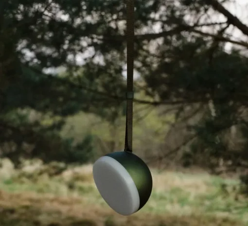 Baladeuse, d'extérieur, Sphere Adventure, vert profond, IP67, LED, dim, 2700K-3300K, 350 lm, Ø14cm, H9,5cm - New Works