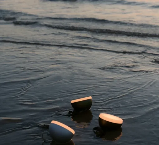 Baladeuse, d'extérieur, Sphere Adventure, vert profond, IP67, LED, dim, 2700K-3300K, 350 lm, Ø14cm, H9,5cm - New Works