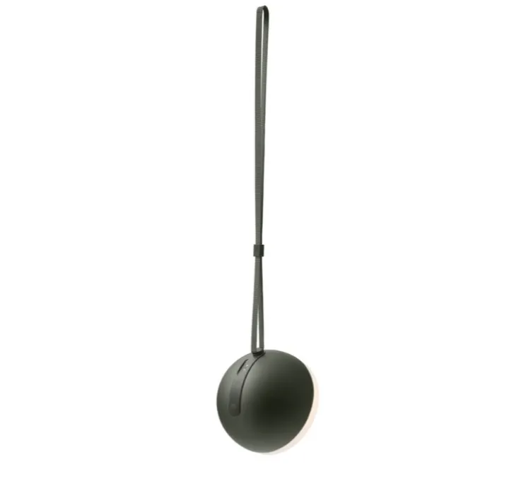 Baladeuse, d'extérieur, Sphere Adventure, vert profond, IP67, LED, dim, 2700K-3300K, 350 lm, Ø14cm, H9,5cm - New Works