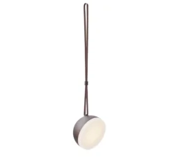 Baladeuse, d'extérieur, Sphere Adventure, bronze foncé, IP67, LED, dim, 2700K-3300K, 350 lm, Ø14cm, H9,5cm - New Works