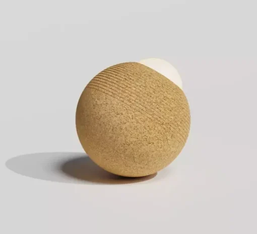 Baladeuse d'extérieur, Terra S, liège, IP67, LED, dim, 3000K, 290 lm, Ø18cm, H20cm - luxcambra