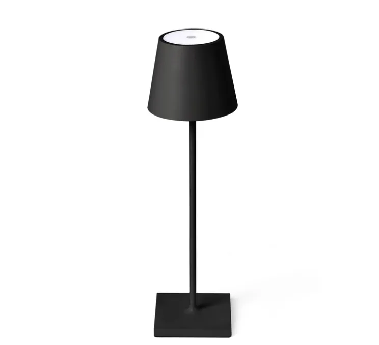 Baladeuse, d'extérieur, TOC, noir, IP54,LED, 3000K, 150lm, Ø11cm, H38cm - Faro