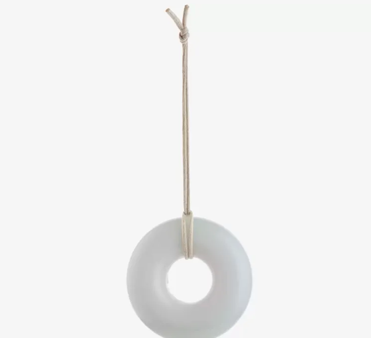 Baladeuse, Donut, blanc, IP44, LED, 2700K,L17cm, H5.5cm - Bolia